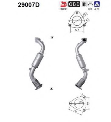 AS 29007D Catalytic Converter